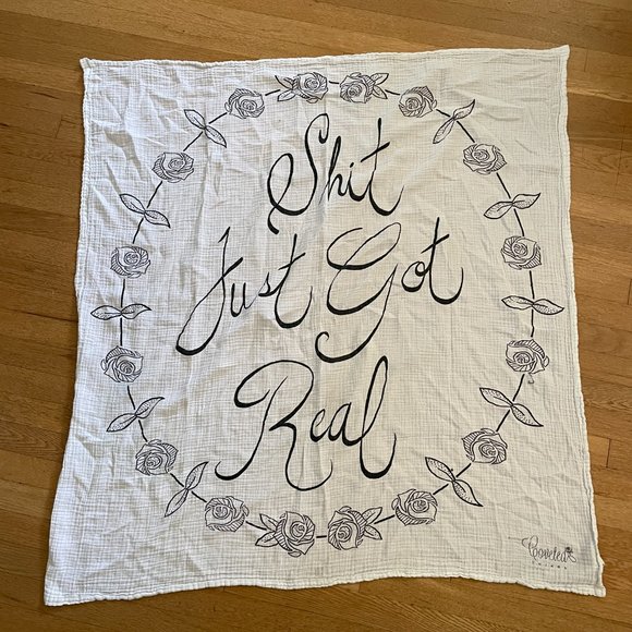 Coveted Bedding Coveted Shit Just Got Real Organic Cotton Muslin